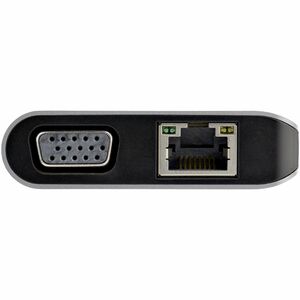 StarTech.com USB C Multiport Adapter - USB-C Mini Travel Dock w/ 4K HDMI or 1080p VGA - 100W PD Pass-Through, 3x USB, SD, GbE, Audio - 1 Pack - Black IM4831048