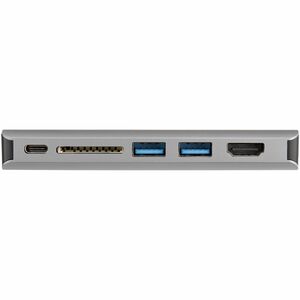 StarTech.com USB C Multiport Adapter - USB-C Mini Travel Dock w/ 4K HDMI or 1080p VGA - 100W PD Pass-Through, 3x USB, SD, GbE, Audio - 1 Pack - Black IM4831048