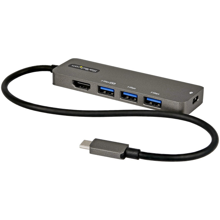 Startech.com USB-C Multiport Adapter, USB Type-C to HDMI 4K 60hz, PD, 4xUSB DDDKT30CHPD3