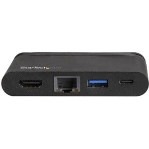 StarTech.com USB-C Multiport Adapter with HDMI - 1xA - 1xC - 100W PD 3.0 - for Notebook/Monitor - 100 W - USB Type C - 3 x USB Ports - 3 x USB 3.0 - USB Type-C - Network (RJ-45) - HDMI - Wired - ChromeOS IM4322855