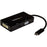 StarTech.com USB-C Multiport Video Adapter - 3-in-1 USB Type-C Video Adapter - USB-C to VGA, DVI, HDMI - 4K 30 Hz - CDPVGDVHDBP - 3-IN-1 USB C Adapter: USB C to VGA Adapter USB C to DVI Adapter or USB-C to HDMI Adapter - 4K USB-C multiport adapter - Porta IM3695898