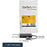 StarTech.com USB-C Multiport Video Adapter - 3-in-1 USB Type-C Video Adapter - USB-C to VGA, DVI, HDMI - 4K 30 Hz - CDPVGDVHDBP - 3-IN-1 USB C Adapter: USB C to VGA Adapter USB C to DVI Adapter or USB-C to HDMI Adapter - 4K USB-C multiport adapter - Porta IM3695898