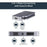 StarTech.com USB C Multiport Video Adapter 4K/1080p - USB Type C to HDMI, VGA, DVI or Mini DisplayPort Monitor Adapter - Space Gray - 1 Pack - 1 x 24-pin Type C USB Male - 1 x 25-pin DVI-D Digital Video Female, 1 x 19-pin HDMI Digital Audio/Video Female, IM4256416