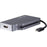 StarTech.com USB C Multiport Video Adapter 4K/1080p - USB Type C to HDMI, VGA, DVI or Mini DisplayPort Monitor Adapter - Space Gray - 1 Pack - 1 x 24-pin Type C USB Male - 1 x 25-pin DVI-D Digital Video Female, 1 x 19-pin HDMI Digital Audio/Video Female, IM4256416