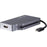 StarTech.com USB C Multiport Video Adapter 4K 60Hz/1080p - USB Type C to HDMI, VGA, DVI or Mini DisplayPort Monitor Adapter - Space Gray - 1 Pack - 1 x 24-pin Type C USB - 1 x 29-pin DVI-I Video Female, 1 x 19-pin HDMI Digital Audio/Video Female, 1 x 20-p IM4298557