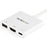 StarTech.com USB-C to 4K HDMI Multifunction Adapter with Power Delivery and USB-A Port- White - USB 3.1 - HDMI IM3418938