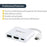 StarTech.com USB-C to 4K HDMI Multifunction Adapter with Power Delivery and USB-A Port- White - USB 3.1 - HDMI IM3418938