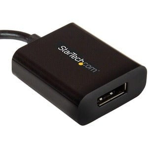 StarTech.com USB C to DisplayPort Adapter 4K 60Hz - USB Type-C to DP 1.4 Monitor Video Converter (DP Alt Mode) - Thunderbolt 3 Compatible - 1 Pack - 1 x 24-pin USB Type C - Male - 1 x 20-pin DisplayPort 1.4 Digital Audio/Video - Female - Black IM3587613