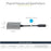 StarTech.com USB C to DisplayPort Adapter, 8K/4K 60Hz USB-C to DisplayPort 1.4 Adapter, DSC, USB Type-C to DP Video Converter, w/12" Cable - USB-C to DisplayPort adapter dongle (DP 1.4) with DSC/HBR3/HDCP 2.2/1.4; 8K 60Hz/4K 60Hz/1080p video - USB C displ IM5374850