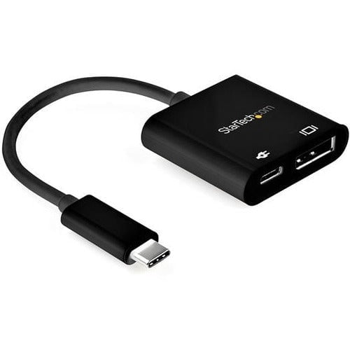 StarTech.com USB C to DisplayPort Adapter with 60W Power Delivery Pass-Through - 8K/4K USB Type-C to DP 1.4 Video Converter w/ Charging - 1 Pack - 1 x 24-pin USB Type C USB Male - 1 x 20-pin DisplayPort DisplayPort 1.4 Digital Audio/Video Female, 1 x 24-p IM4802780