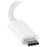 StarTech.com USB C to DVI Adapter - White - Thunderbolt 3 Compatible - 1920x1200 - USB-C to DVI Adapter for USB-C devices such as your 2018 iPad Pro - DVI-I Converter - 1 Pack - 1 x 24-pin USB Type C - Male - 1 x 29-pin DVI-I Digital Video - Female - Whit IM3157457