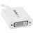StarTech.com USB C to DVI Adapter - White - Thunderbolt 3 Compatible - 1920x1200 - USB-C to DVI Adapter for USB-C devices such as your 2018 iPad Pro - DVI-I Converter - 1 Pack - 1 x 24-pin USB Type C - Male - 1 x 29-pin DVI-I Digital Video - Female - Whit IM3157457
