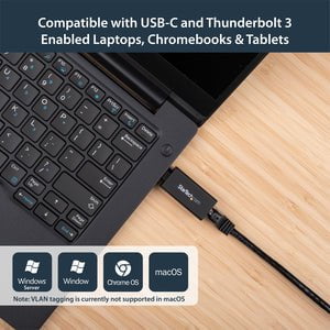 StarTech.com USB-C to Gigabit Ethernet Adapter - USB 3.0 - USB 3.0 Type C ASIX - AX88179 - 1 Port(s) - 1 - Twisted Pair - 10/100/1000Base-T - Desktop IM4150589
