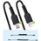 StarTech.com USB C to Lightning Cable 50cm / 20in, MFi Certified, Coiled iPhone Charger Cable, Black, TPE Jacket Aramid Fiber - 50 cm Lightning/USB-C Data Transfer Cable for Mobile Device, iPhone, iPad Air, iPad mini - First End: 1 x 8-pin Lightning - Mal IM5472772