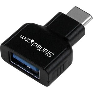 StarTech.com USB-C to USB Adapter - USB-C to USB-A - USB 3.2 Gen 1 - USB 3.0 (5Gbps) - USB C Adapter - USB Type C - 1 Pack - 1 x 24-pin Type C USB 3.0 USB Male - 1 x 9-pin Type A USB 3.0 USB Female - Nickel Connector - Black IM3310271