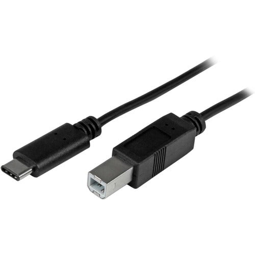 StarTech.com USB C to USB B Printer Cable - 3 ft / 1m - USB C Printer Cable - USB C to USB B Cable - USB Type C to Type B - 1 m USB-C/USB-B Data Transfer Cable for Printer - First End: 1 x 4-pin USB 2.0 Type B - Male - Second End: 1 x 24-pin USB 2.0 Type IM3051997