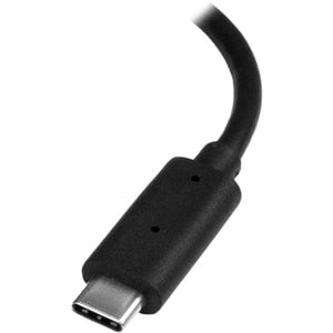 StarTech.com USB-C to VGA Adapter - 1920x1200 - USB C Adapter - USB Type C to VGA Monitor / Projector Adapter - 1 Pack - 1 x 24-pin Type C USB Male - 1 x 15-pin HD-15 VGA Female - 1920 x 1200 Supported - Black - TAA Compliant IM3587835