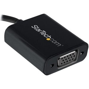 StarTech.com USB-C to VGA Adapter - Thunderbolt 3 Compatible - USB C Adapter - USB Type C to VGA Dongle Converter - Connect your MacBook, Chromebook or laptop with USB-C to a VGA monitor/projector - Hassle-free setup with reversible USB Type C connector - IM3002943