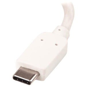 StarTech.com USB C to VGA Adapter with 60W Power Delivery Pass-Through - 1080p USB Type-C to VGA Video Converter w/ Charging - White - 1 Pack - 1 x 24-pin USB Type C - Male - 1 x 15-pin HD-15 - Female, 1 x 24-pin USB Type C Power - Female - White IM3638552
