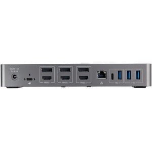 StarTech.com USB-C & USB-A Dock - Hybrid Triple Monitor Laptop Docking Station DisplayPort & HDMI 4K 60Hz/85W PD/6x USB/GbE/USB 3.1 Gen 2 - Universal hybrid USB-C USB-A dock (USB 3.1 Gen 2 10Gbps) - 4K triple monitor docking station with DisplayPort (DP 1 IM5192698
