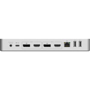 StarTech.com USB-C & USB-A Dock - Hybrid Universal Laptop Docking Station with Dual Monitor Display 4K 60Hz HDMI & DisplayPort - 60W PD - 2 Displays Supported - 4K - 4096 x 2160, 5120 x 2880 - 4 x USB Ports - 4 x USB 3.0 - 3 x USB Type-A Ports - USB Type- IM4610470