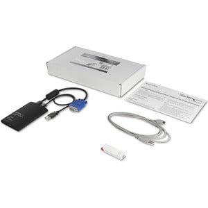StarTech.com USB Crash Cart Adpater - 1 Computer(s) - 1 Local User(s) - WUXGA - 1920 x 1200 Maximum Video Resolution - 2 x USB - 1 x VGA - Portable - For PC, Linux, Mac - TAA Compliant IM2647665