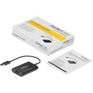 StarTech.com USB to DisplayPort Adapter - USB to DP 4K Video Adapter - USB 3.0 - 4K 30Hz - Use this USB to DP 4K video card to connect a DisplayPort monitor to your computer - USB to DisplayPort 4K adapter - USB to DisplayPort external graphics card - 4K IM4041692