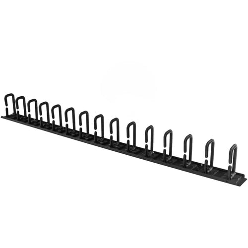 StarTech.com Vertical Cable Organizer with D-Ring Hooks - Vertical Cable Management Panel - 20U - 2.8ft. - Eliminate cable stress in your rack while making equipment easier to access, w/ this 2.8ft vertical cable management panel -Rackmountable cable mana IM3389652