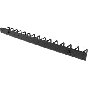 StarTech.com Vertical Cable Organizer with D-Ring Hooks - Vertical Cable Management Panel - 40U - 6 ft. - Cable Organizer - Black - 2 - 40U Rack Height - Steel IM3389654
