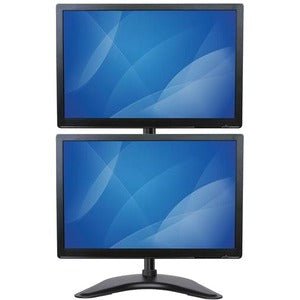 StarTech.com Vertical Dual Monitor Stand, Heavy Duty Steel, Monitors up to 27" (22lb/10kg), Vesa Monitor, Computer Monitor Stand - Up to 68.6 cm (27") Screen Support - 20.05 kg Load Capacity - 81.8 cm Height x 43.4 cm Width x 31.5 cm Depth - Desktop, Free IM3612481