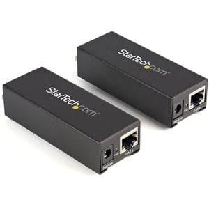 StarTech.com VGA to Cat 5 Monitor Extender Kit (250ft/80m) - VGA Cat5 Extender - 1 Input Device - 1 Output Device - 80 m Range - 2 x Network (RJ-45) - 1 x VGA In - 1 x VGA Out - WUXGA - 1920 x 1200 - Twisted Pair - Category 5e - TAA Compliant IM1603626