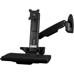 StarTech.com Wall Mount Workstation, Full Motion Standing Desk, Ergonomic Height Adjustable Monitor & Keyboard Tray Arm, For VESA Display - Height Adjustable - 1 Display(s) Supported - 86.4 cm (34") Screen Support - 10.52 kg Load Capacity - 75 x 75, 100 x IM4132442