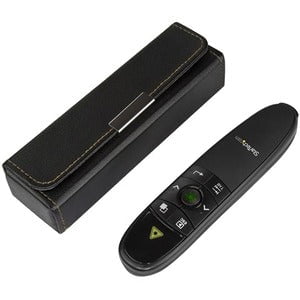 StarTech.com Wireless Presentation Remote with Green Laser Pointer - 90 ft. (27 m) - Laser - Wireless - Radio Frequency - Black - 1 Pack - USB 2.0 Type A IM4532323