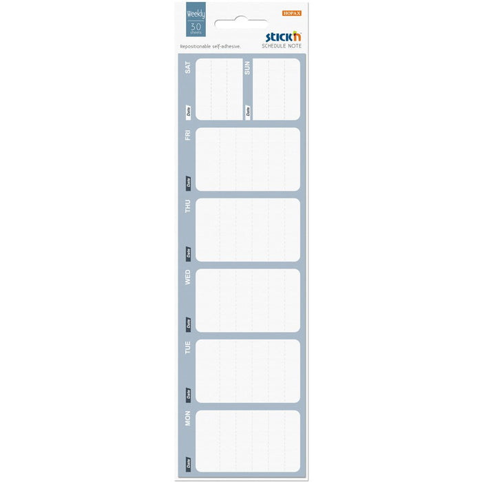 Stick'n Schedule Notes Daily 50 Sheets 252x64mm CX200957