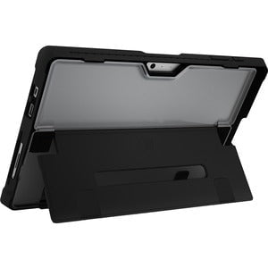 STM Goods Dux Shell for Surface Pro 7 (also fits Pro 4, 5, 6) - For Microsoft Surface Pro 7, Surface Pro 6, Surface Pro (5th Gen), Surface Pro 4 Tablet - Textured - Black, Transparent - Drop Resistant - Thermoplastic Polyurethane (TPU), Polycarbonate IM4610953