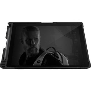 STM Goods Dux Shell for Surface Pro 7 (also fits Pro 4, 5, 6) - For Microsoft Surface Pro 7, Surface Pro 6, Surface Pro (5th Gen), Surface Pro 4 Tablet - Textured - Black, Transparent - Drop Resistant - Thermoplastic Polyurethane (TPU), Polycarbonate IM4610953