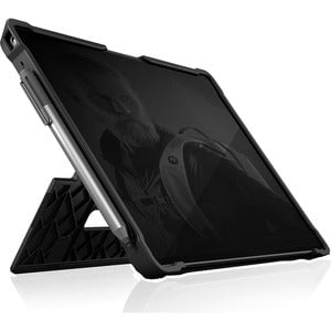 STM Goods Dux Shell for Surface Pro 7 (also fits Pro 4, 5, 6) - For Microsoft Surface Pro 7, Surface Pro 6, Surface Pro (5th Gen), Surface Pro 4 Tablet - Textured - Black, Transparent - Drop Resistant - Thermoplastic Polyurethane (TPU), Polycarbonate IM4610953