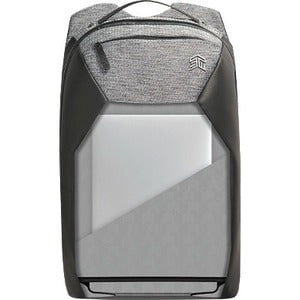 STM Goods Myth Carrying Case Backpack for 15" to 16" Laptops & Notebooks, Granite Black, Impact Resistant, Bump Resistant, Moisture Resistant, Water Resistant IM4213356