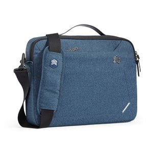 STM Goods Myth Carrying Case Briefcase for 15" to 16" Laptops, Slate Blue, Water Resistant, Moisture Resistant - Fabric, Polyester Body, Handle, Shoulder Strap IM4213351