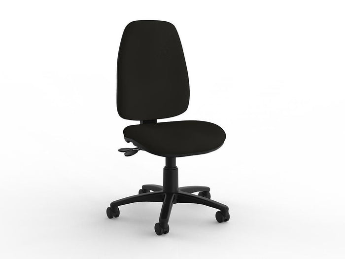 Strauss 3 Lever Crown Fabric Task Chair (Choice of Colours) Ebony KG_S3H__ASS_CNEB
