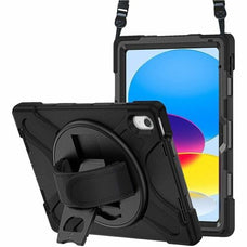 Strike Rugged Carrying Case for 27.7 cm (10.9") Apple iPad (10th Generation) Tablet - Black - Drop Resistant, Bump Resistant, Scratch Resistant, Damage Resistant, Dust Resistant, Dirt Resistant, Shock Resistant, Dent Resistant, Shock Proof, Impact Resista IM5882566
