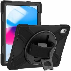 Strike Rugged Carrying Case for 27.7 cm (10.9") Apple iPad (10th Generation) Tablet - Black - Drop Resistant, Bump Resistant, Scratch Resistant, Damage Resistant, Dust Resistant, Dirt Resistant, Shock Resistant, Dent Resistant, Shock Proof, Impact Resista IM5882566
