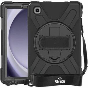 Strike Rugged Carrying Case Samsung Galaxy Tab A9 Tablet, Travel - Shock Proof, Drop Resistant, Bump Resistant, Scratch Resistant, Impact Resistant, Dust Resistant, Dirt Resistant, Shock Resistant, Dent Resistant - Rubber Body - Hand Strap, Lanyard Str... IM6077108