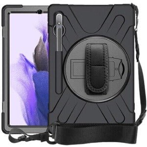 Strike Rugged Rugged Carrying Case Samsung Galaxy Tab S7 FE Tablet - Dust Resistant, Dirt Resistant, Shock Resistant, Dent Resistant, Scratch Resistant, Shock Proof, Drop Resistant, Impact Resistance Shell, Bump Resistant, Damage Resistant - Polycarbonate IM5678347
