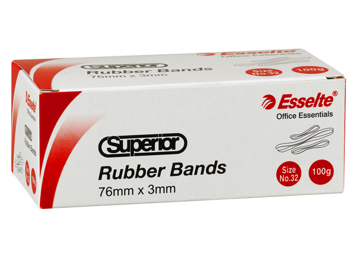 Superior Superior Rubber Bands No. 32, 80mm x 3.5mm x 100gm AO43950