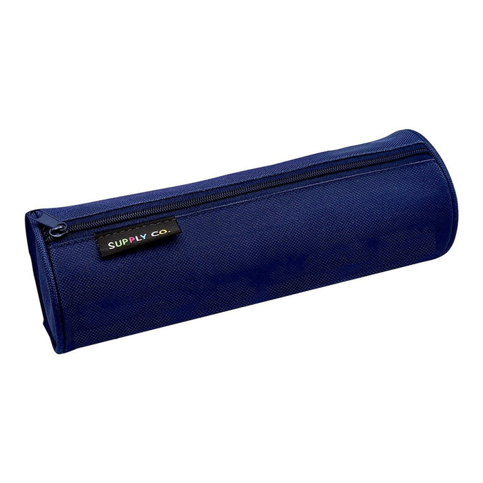 Supply Co Recycled Pencil Case Tube Navy 21 x 8cm FPPC-RTUBENY