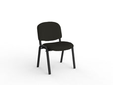 Swift Conference Chair & Visitor Chair, Black Fabric Seat & Back, Assembled KG_SWT_B__ASS