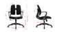 Sylex SPLITZ Mid Back Office Chair SY-FSSPLMBBK
