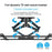 Sylvox Full Motion TV Wall Mount Bracket, Fits TV Size from 40" to 75" DSSVS100MCMA0