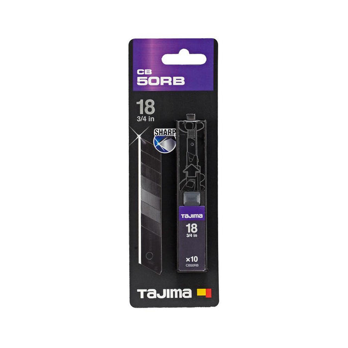 Tajima CB50RB 18mm Replacement Cutter / Knife Blades 10's pack CXCB50RB